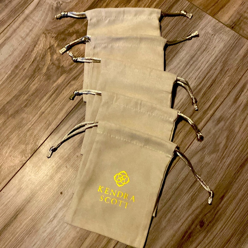 Kendra Scott dust bags set of 5